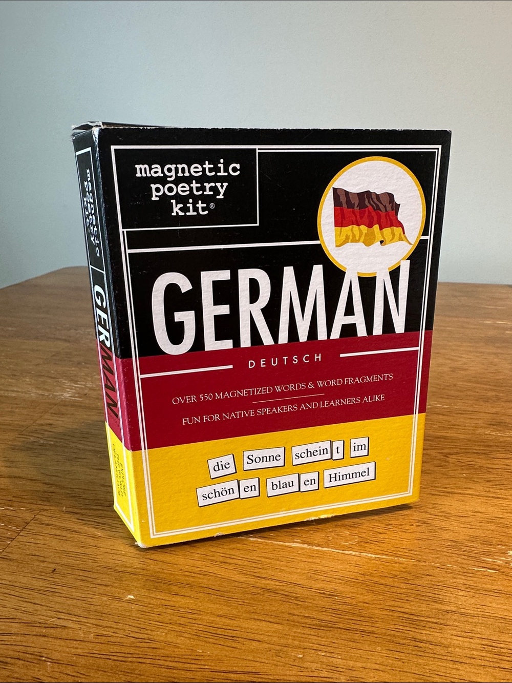 German Magnetic Poetry Kit